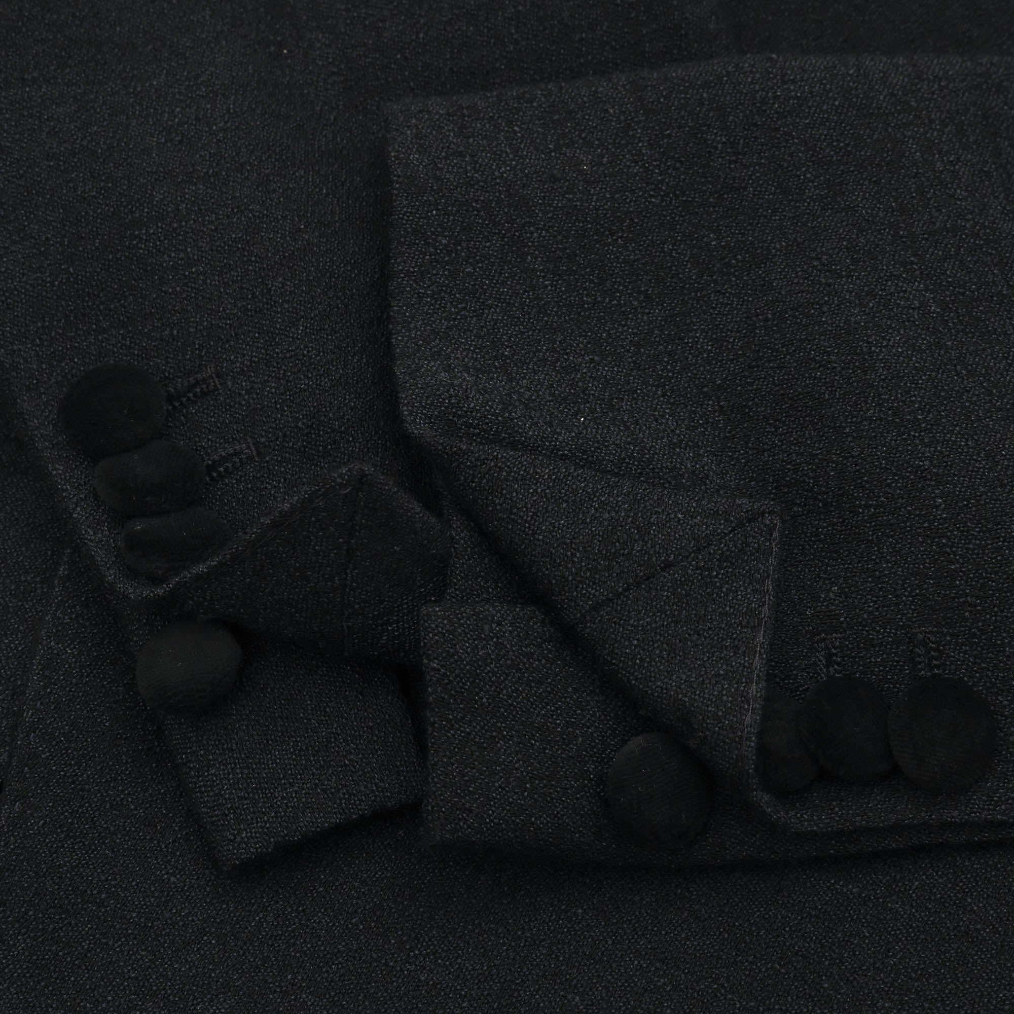 Textured Wool Smoking Jacket - Image 6