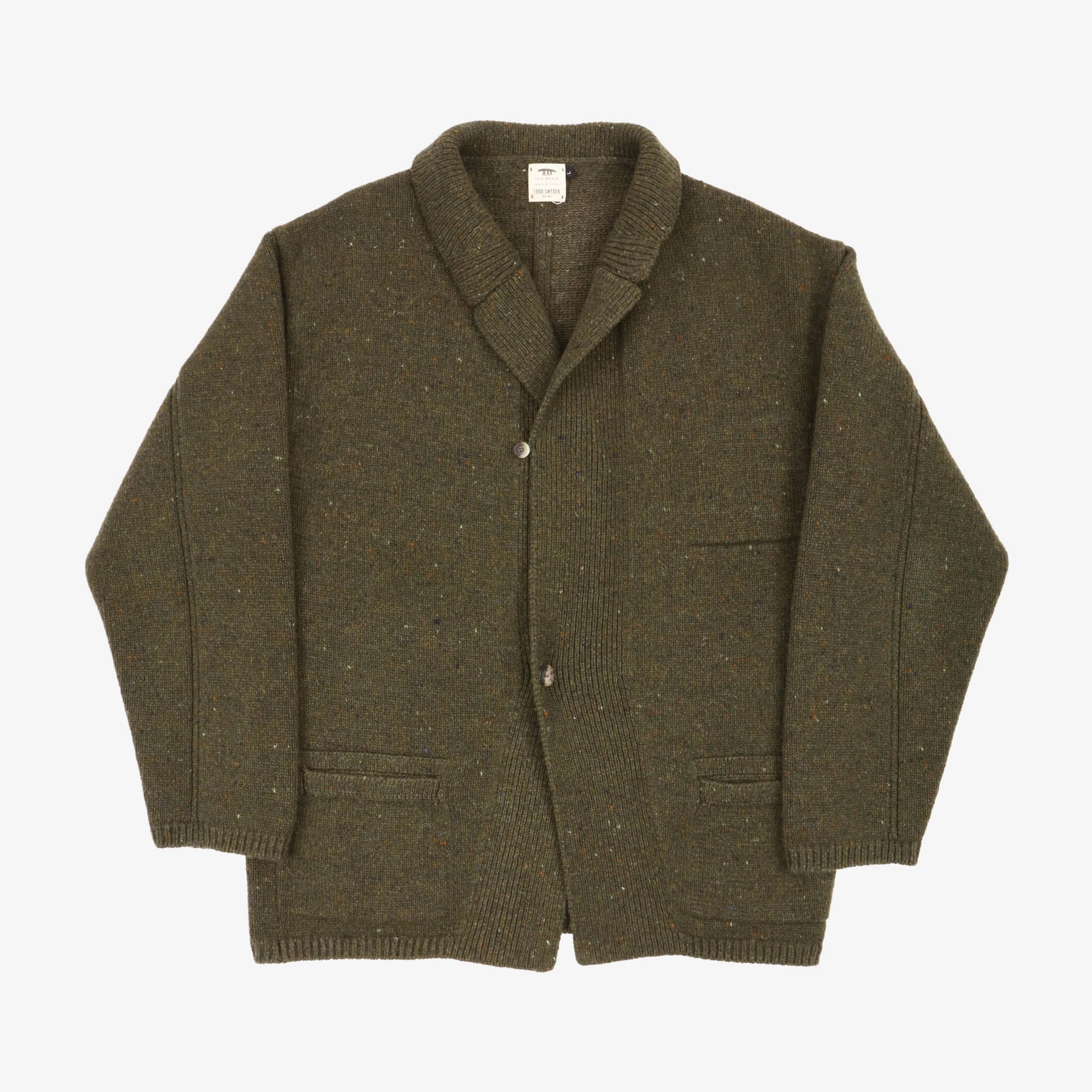 Todd Synder Unstructured Wool Cashmere Cardigan
