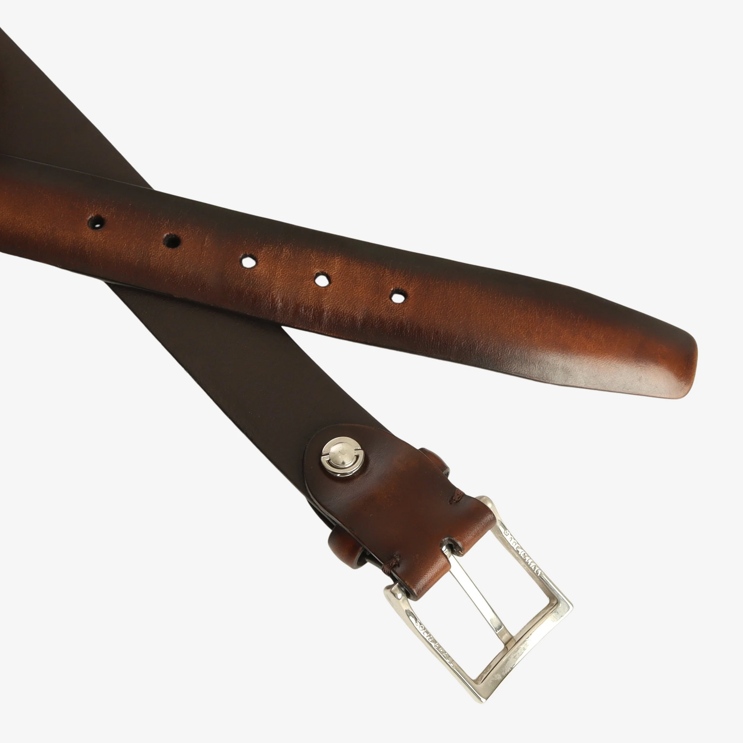 Two Tone Leather Belt - Image 3