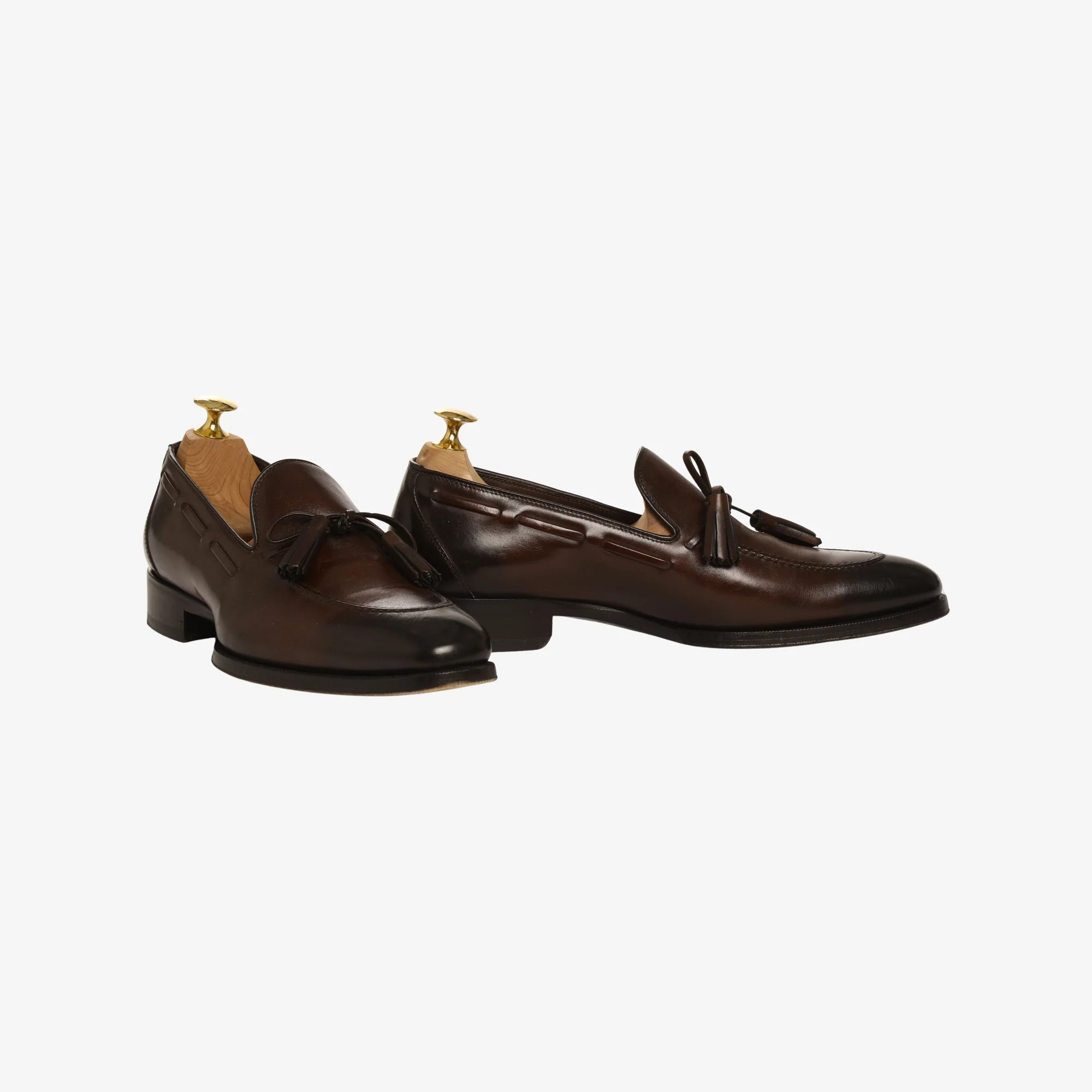 Two Tone Tassel Loafers + Trees - Image 2