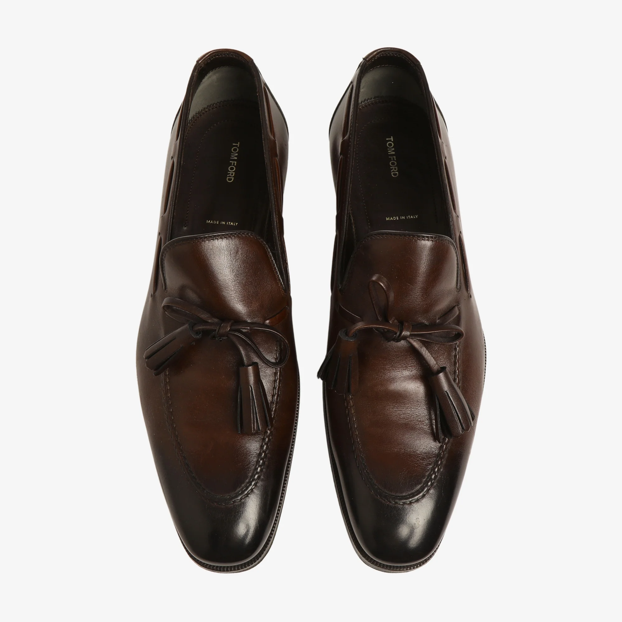 Two Tone Tassel Loafers + Trees - Image 5