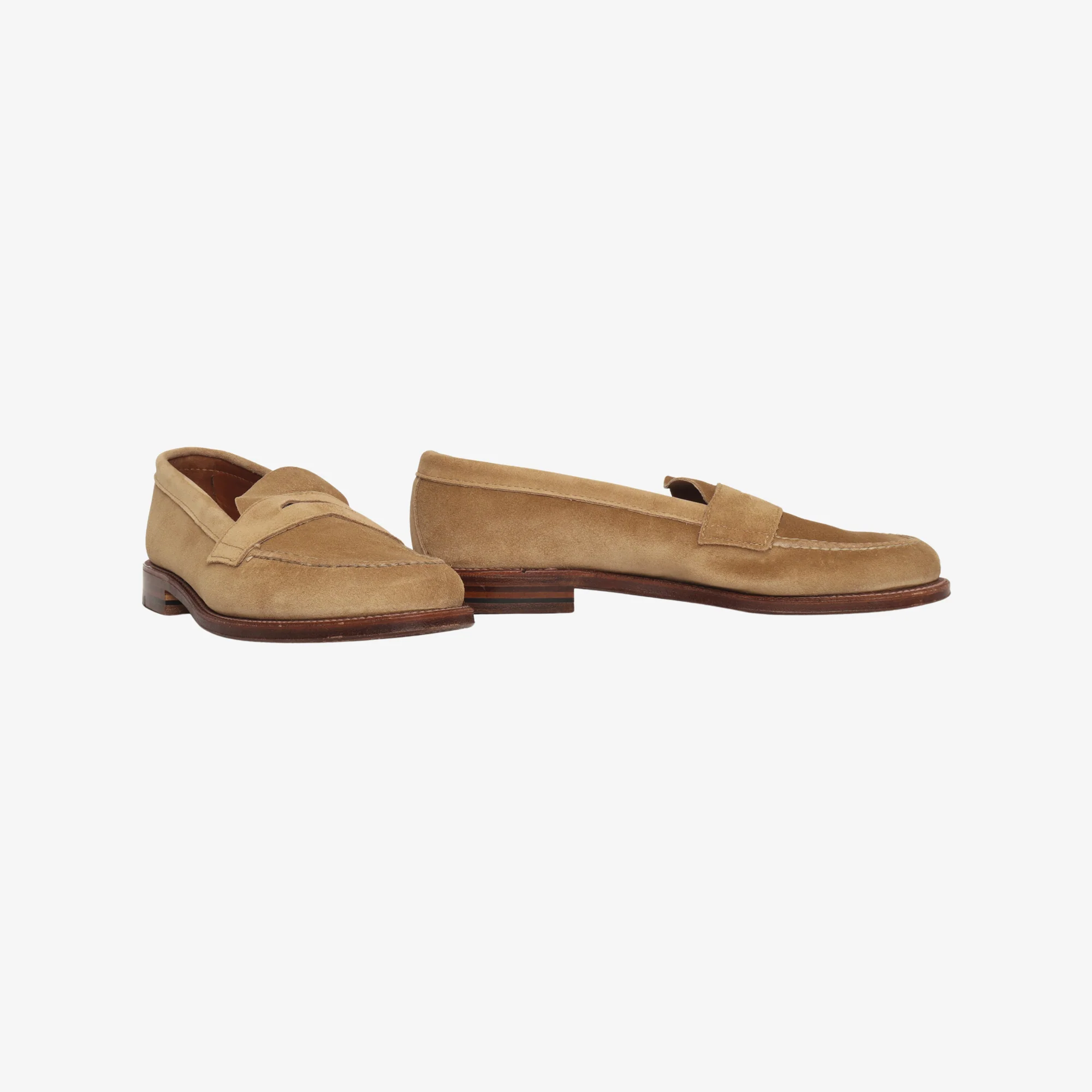Unlined Suede Penny Loafer - Image 2