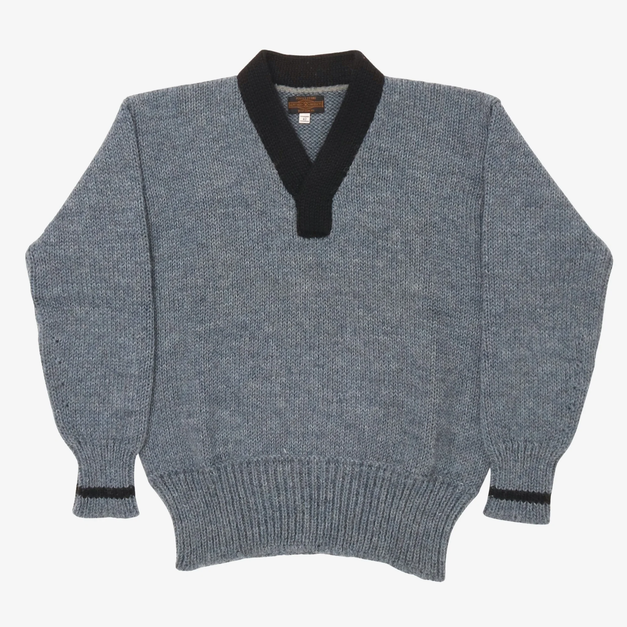V Neck Knit Sweater