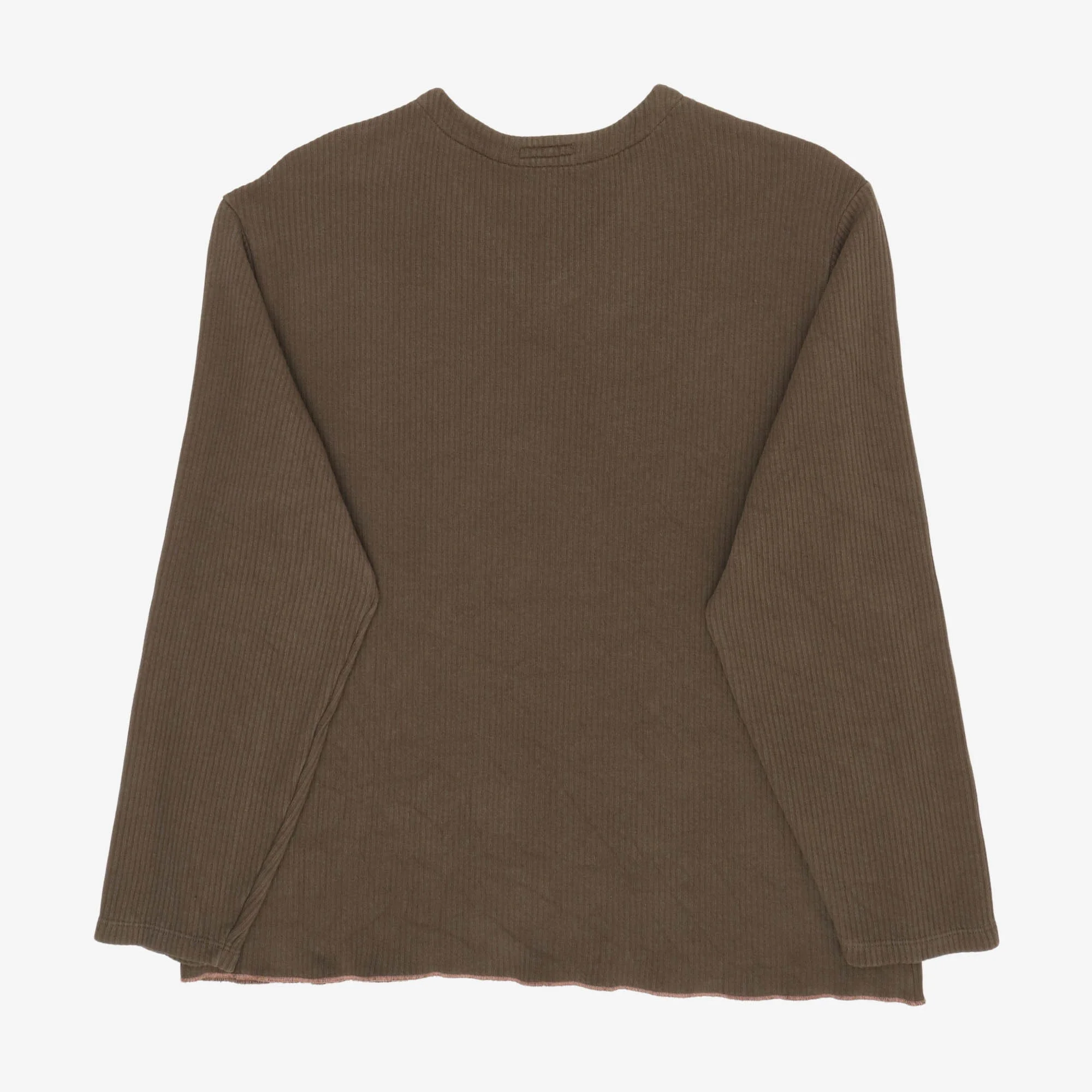V Neck Ribbed Sweater - Image 2