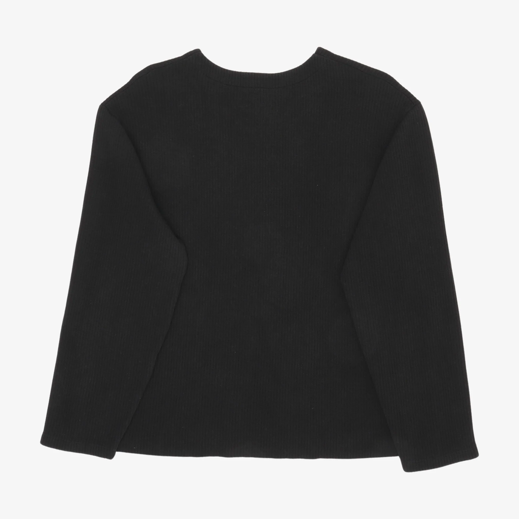 V Neck Ribbed Sweater - Image 2