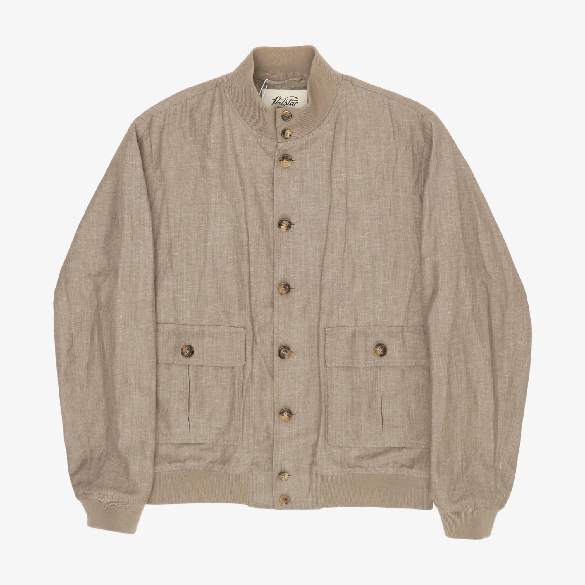 Valstarino Linen Bomber Jacket