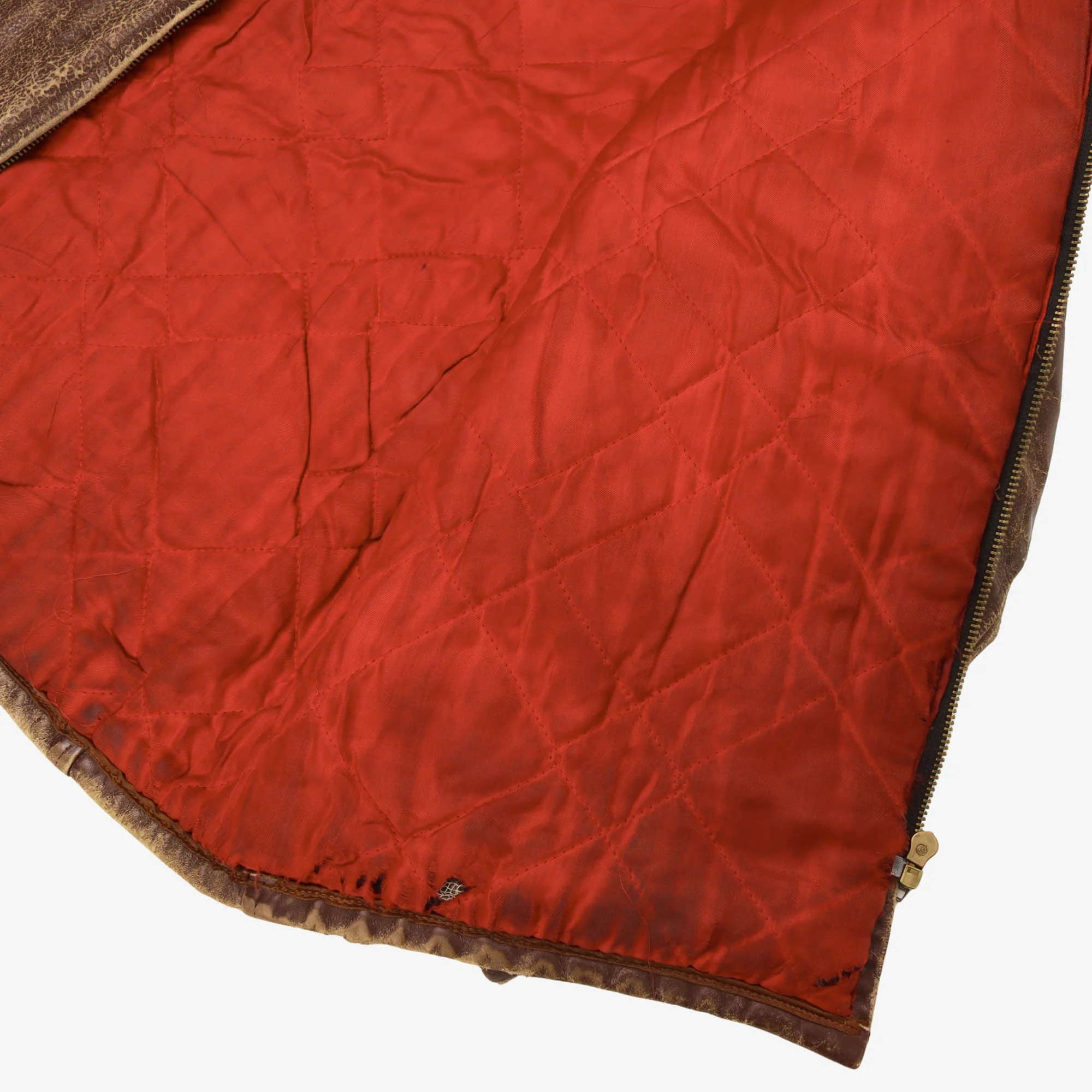 1940s Steerhide Leather Jacket (Knopf) - Image 6