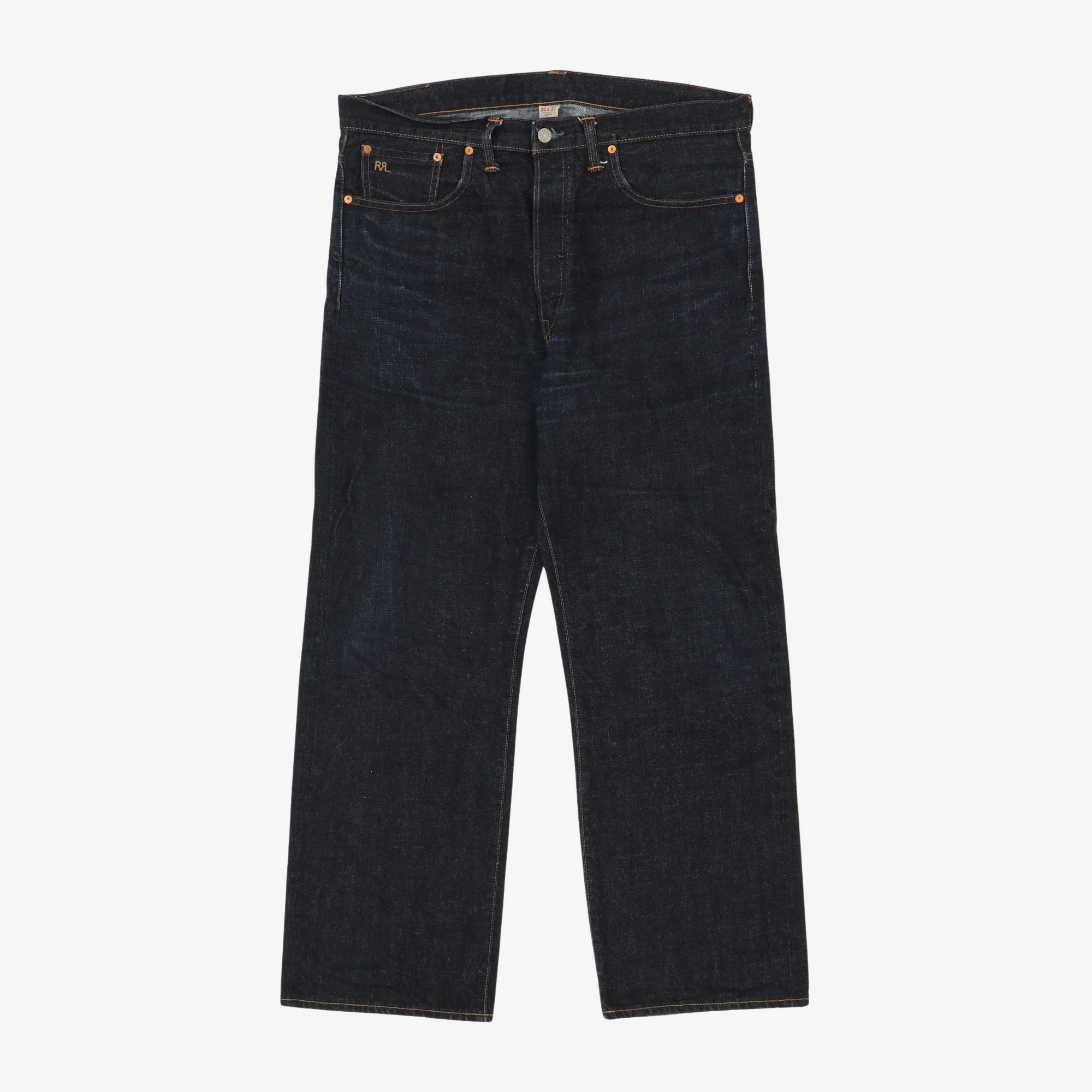 Straight Fit 5 Pocket Selvedge Denim