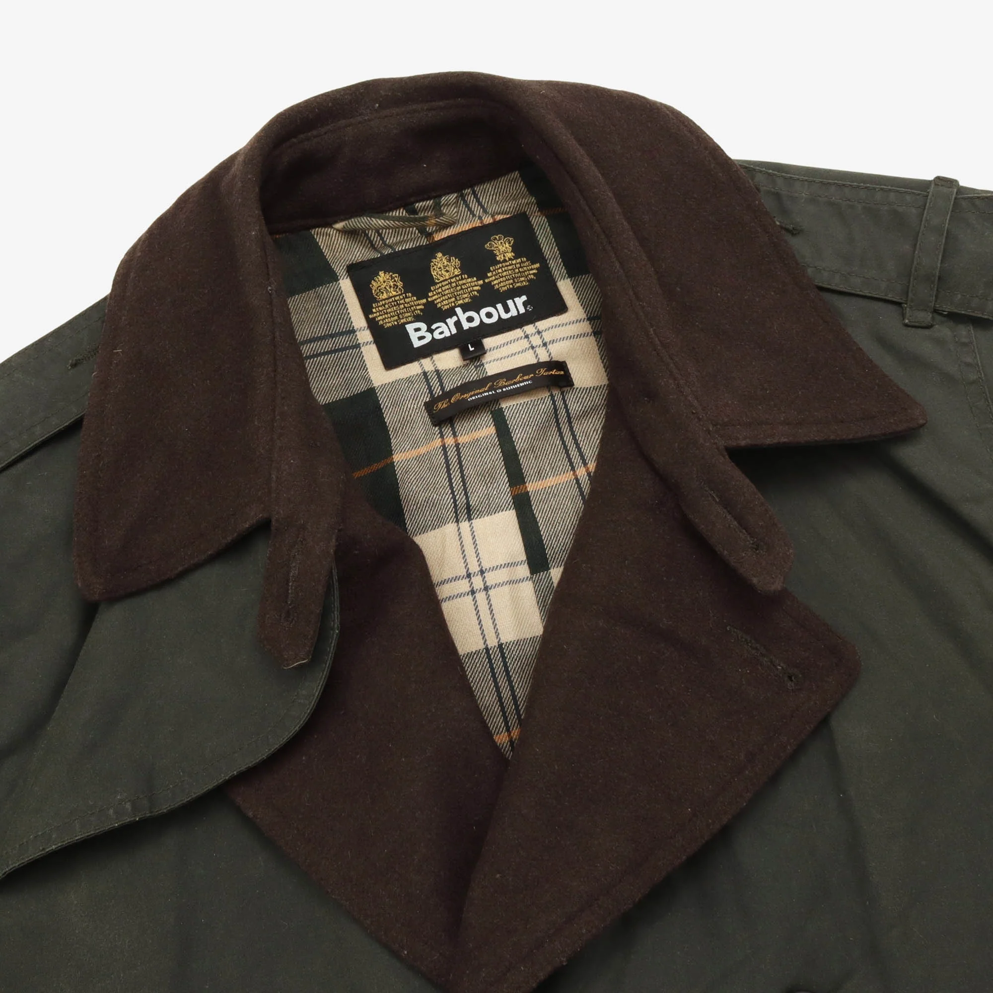 Vintage A600 Waxed Trench Coat - Image 4