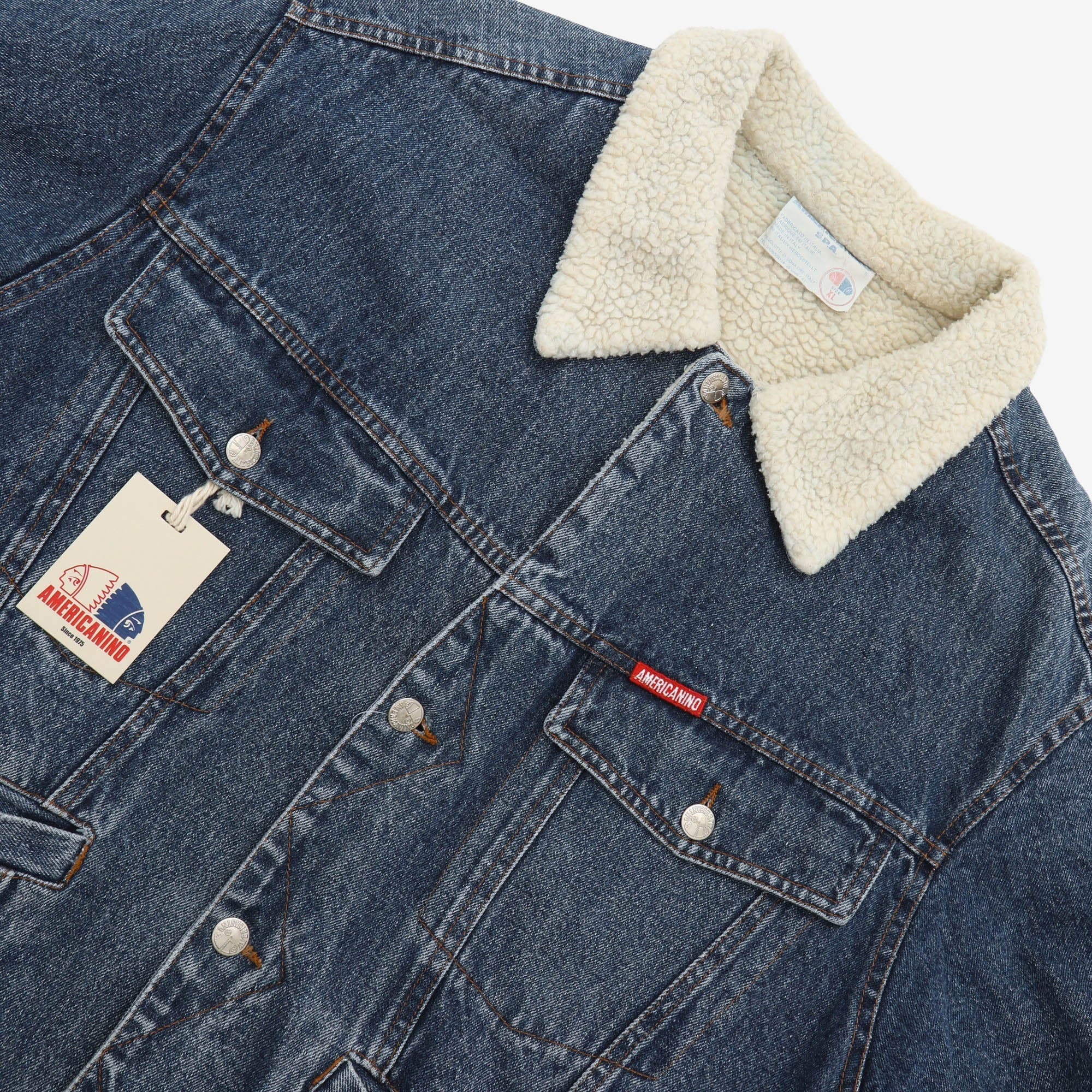 Vintage Sherpa Trucker Jacket - Image 3