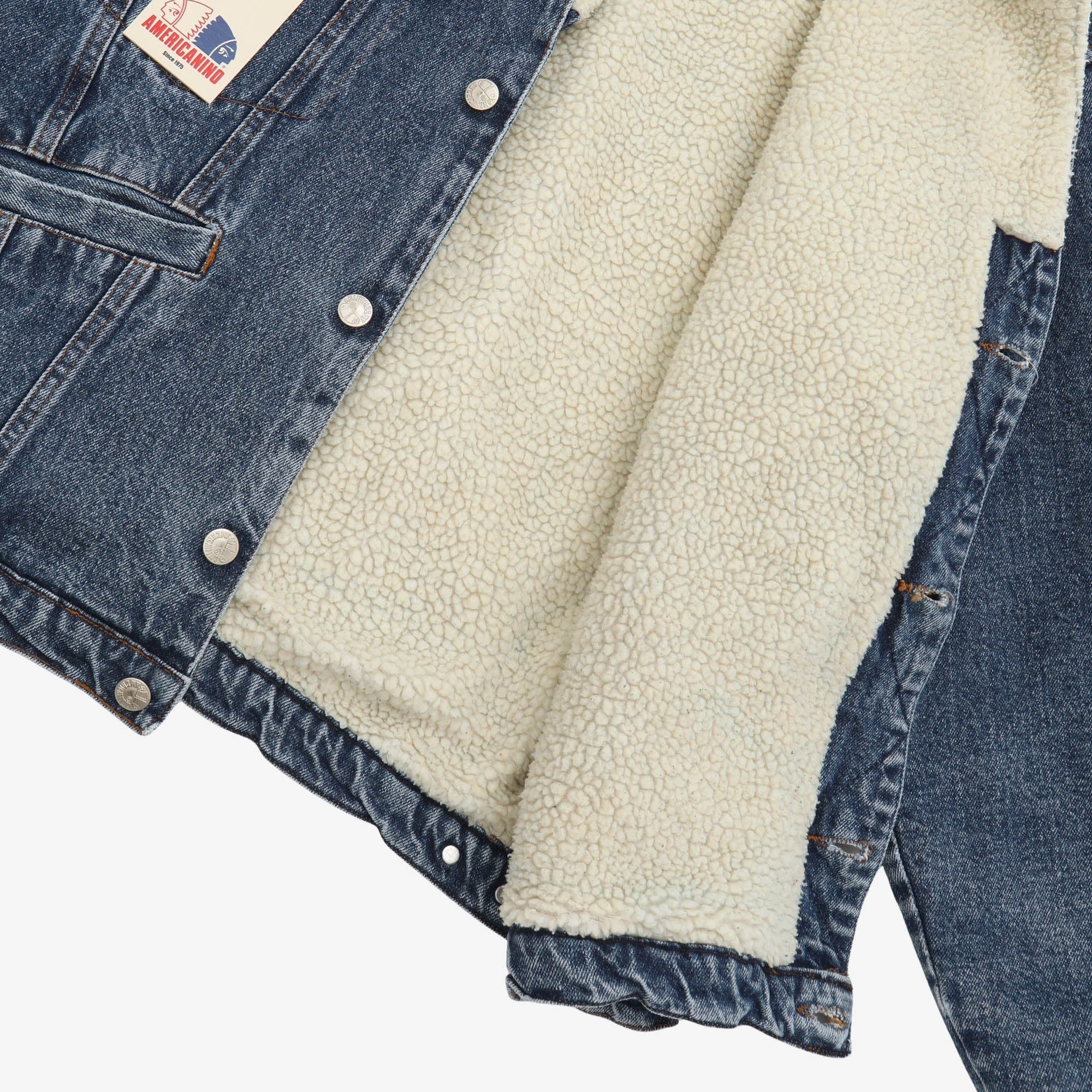 Vintage Sherpa Trucker Jacket - Image 4