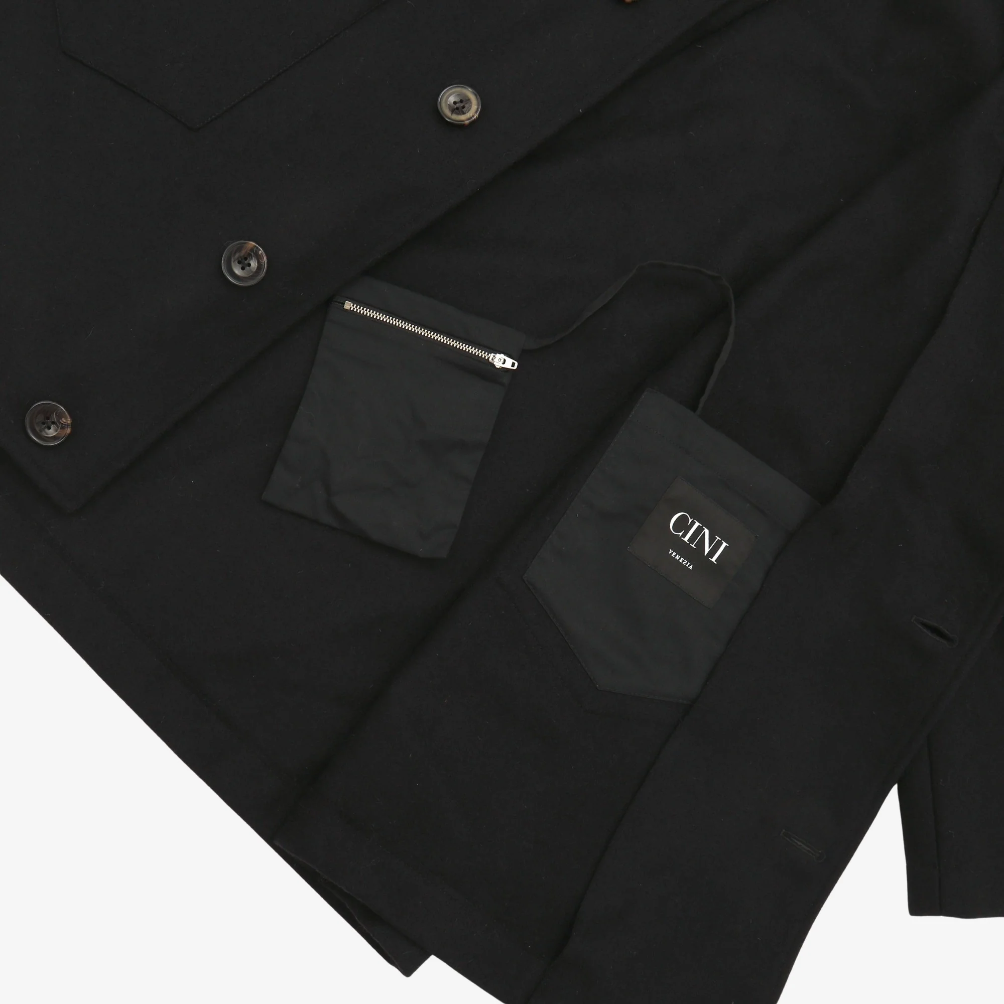 Virgin Wool Hooded Overcoat - Image 4