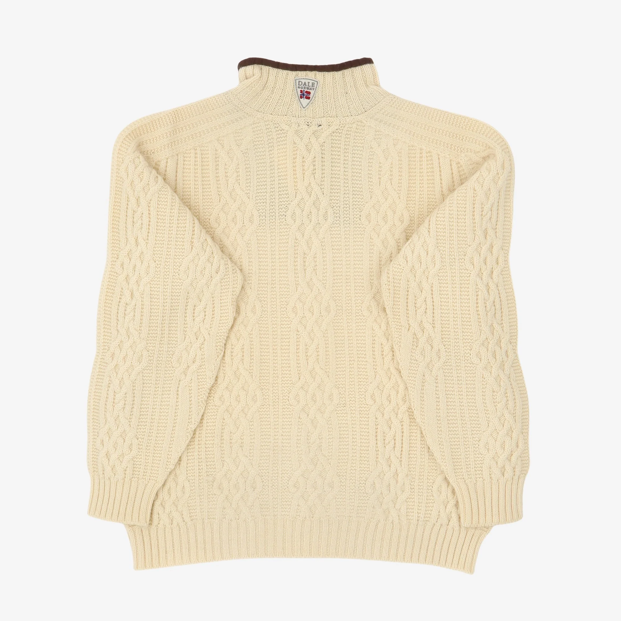 Wool Neck Zip Sweater - Image 2
