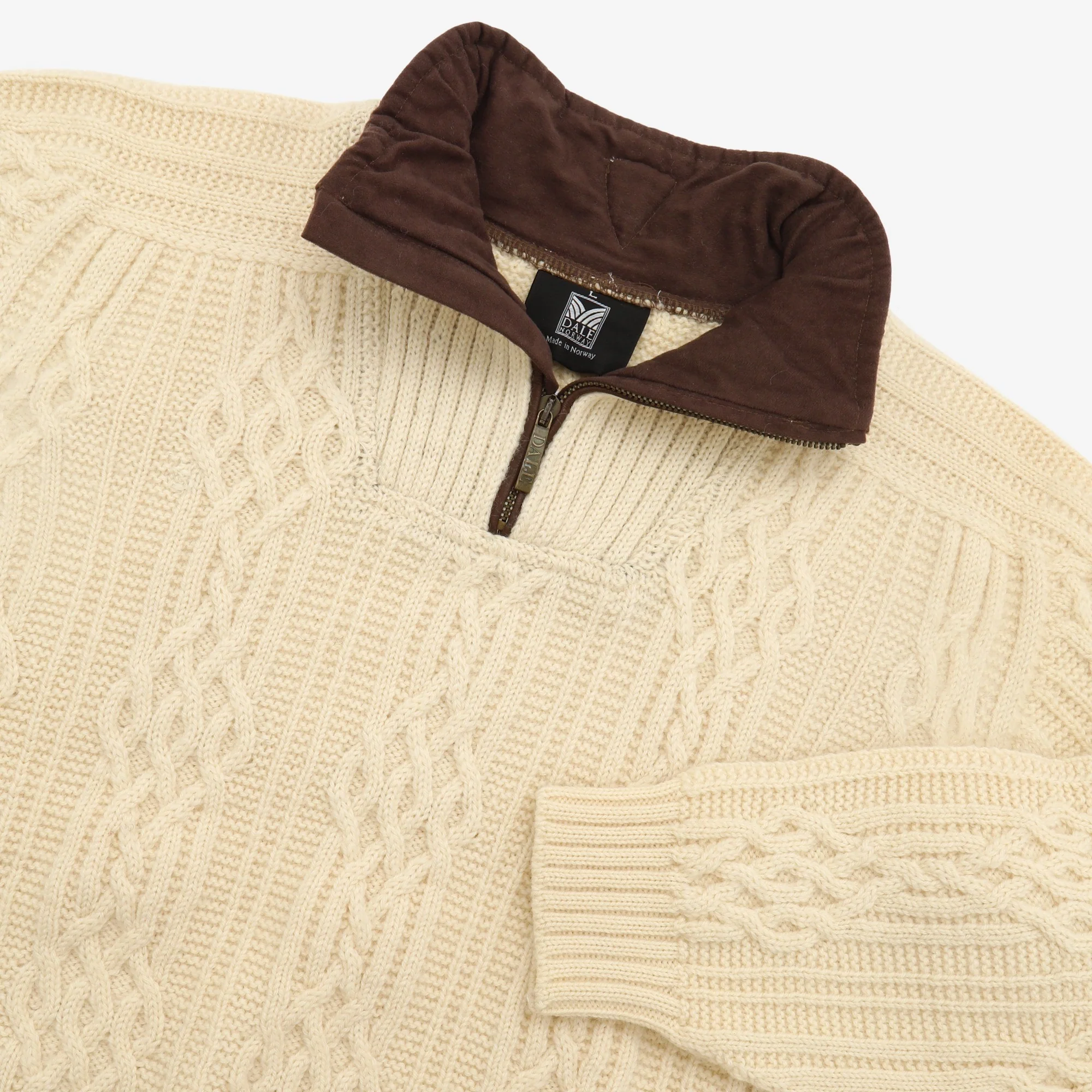 Wool Neck Zip Sweater - Image 3