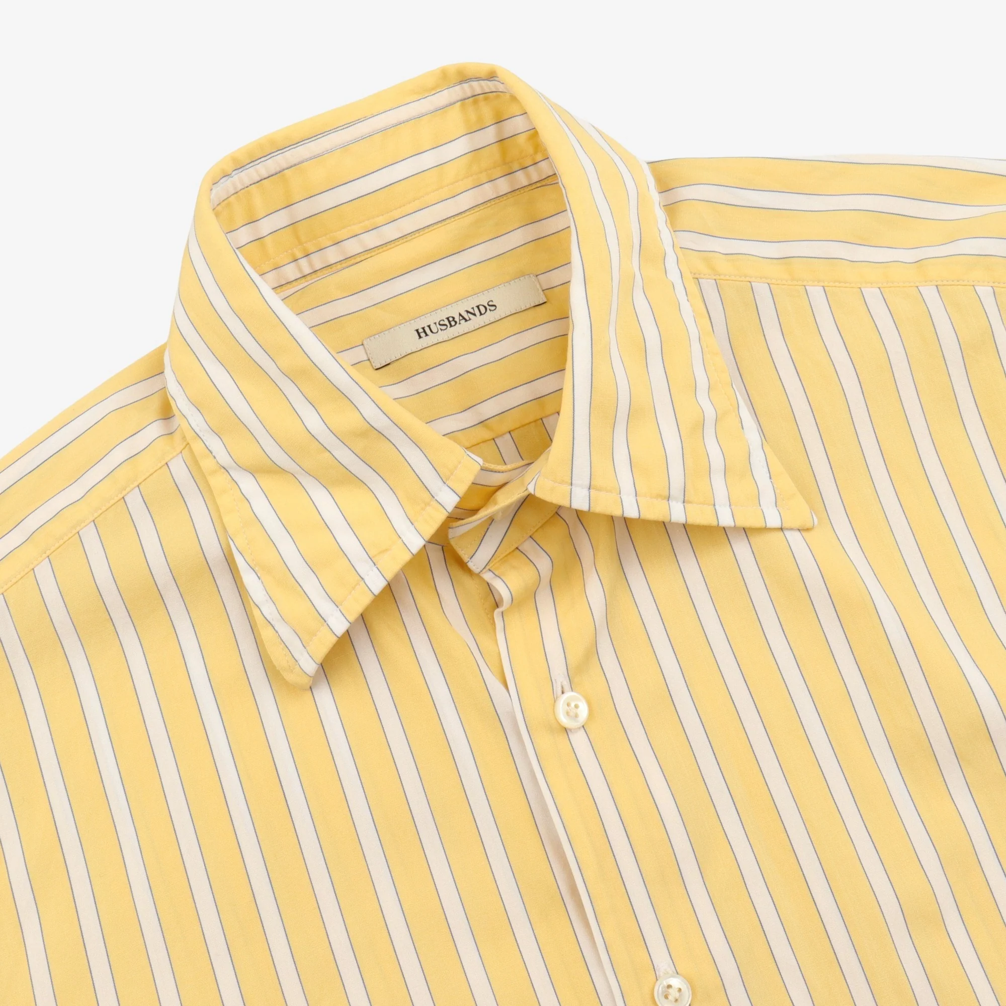 Wide Collar Striped Poplin Shirt - Image 3