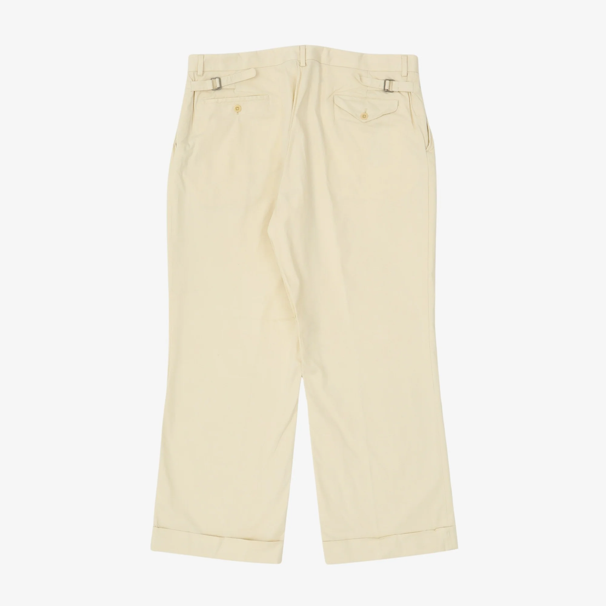 Wide Leg Chino Trousers - Image 2