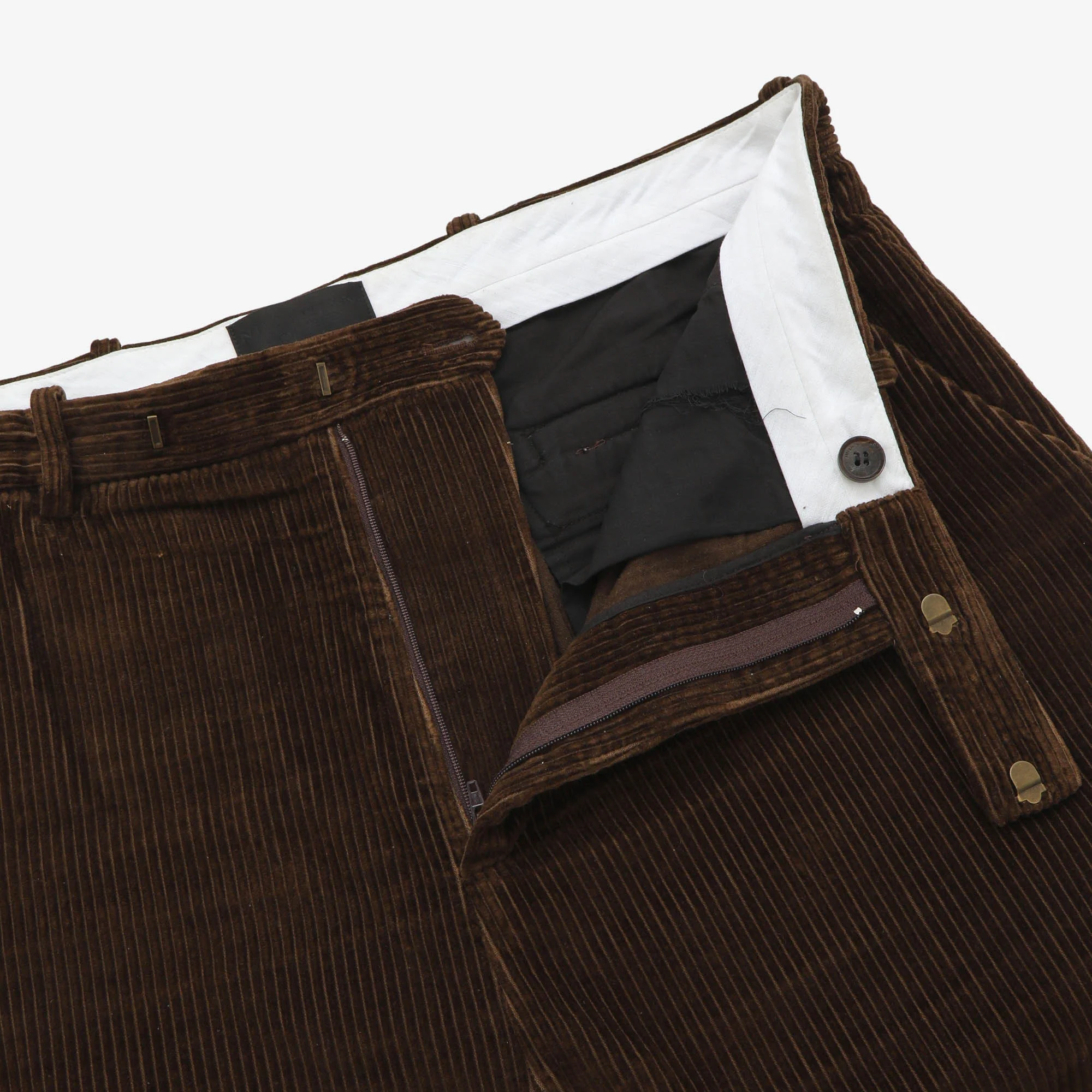 Tel Aviv Tapered Cropped Corduroy Trousers (37W X 24L) - Image 3