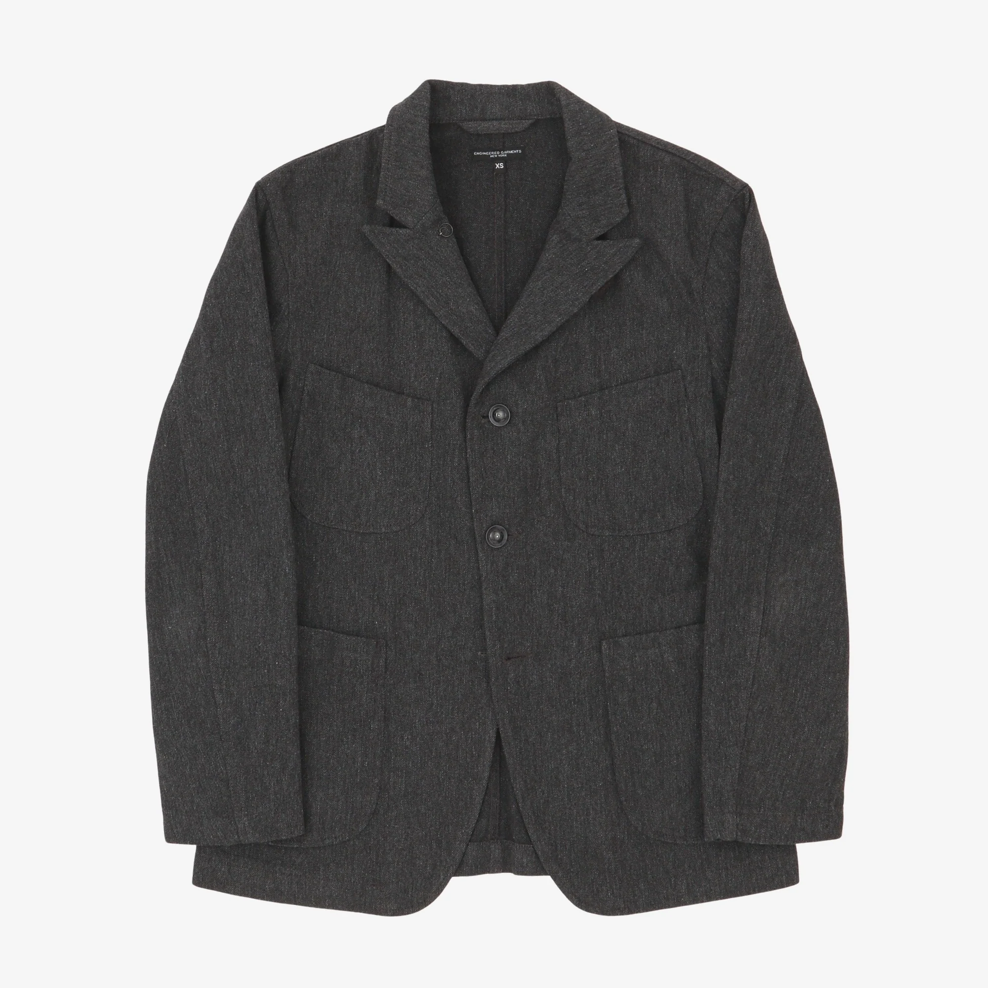 Wool Blend Bedford Jacket