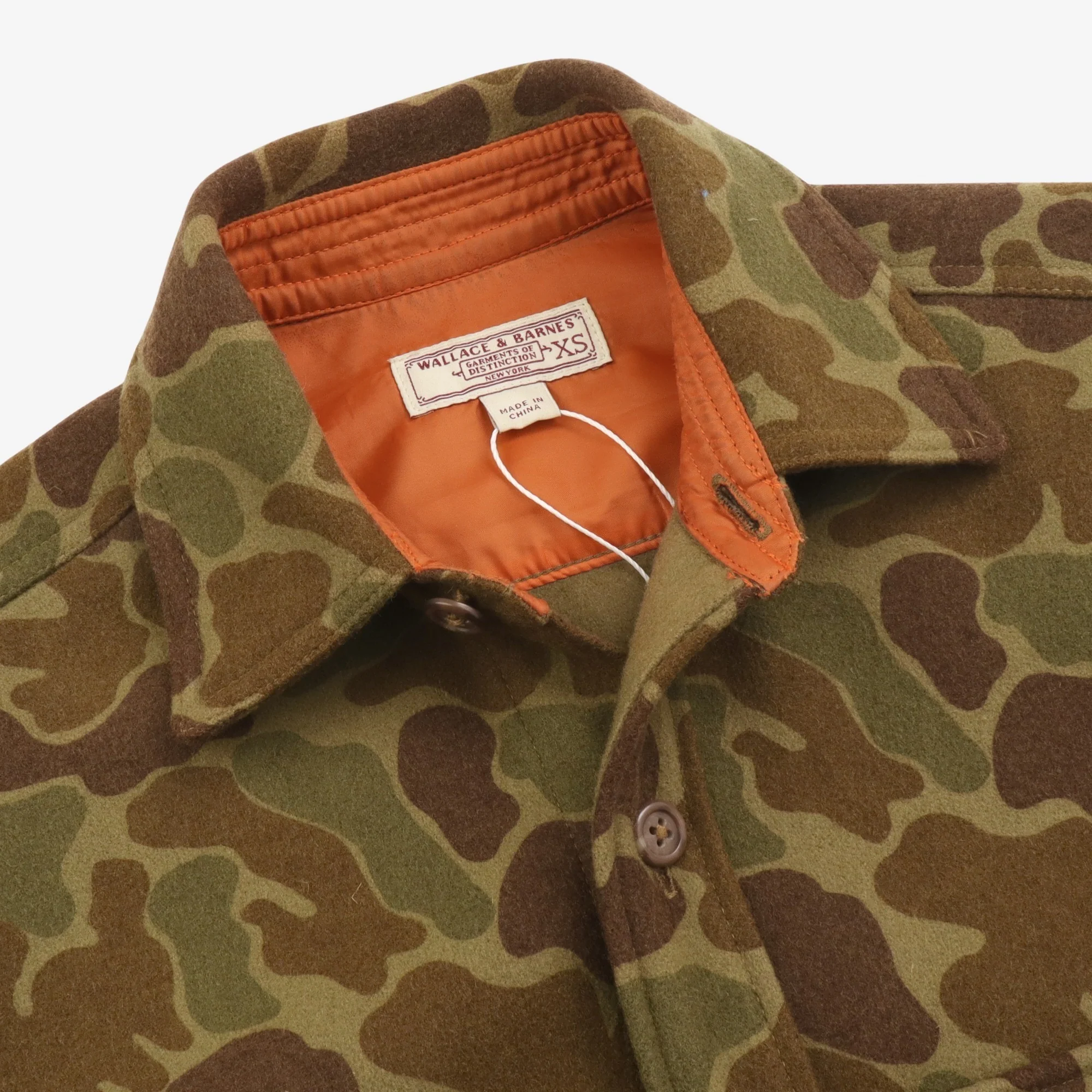 Wool Camouflage Shirt Jacket - Image 3