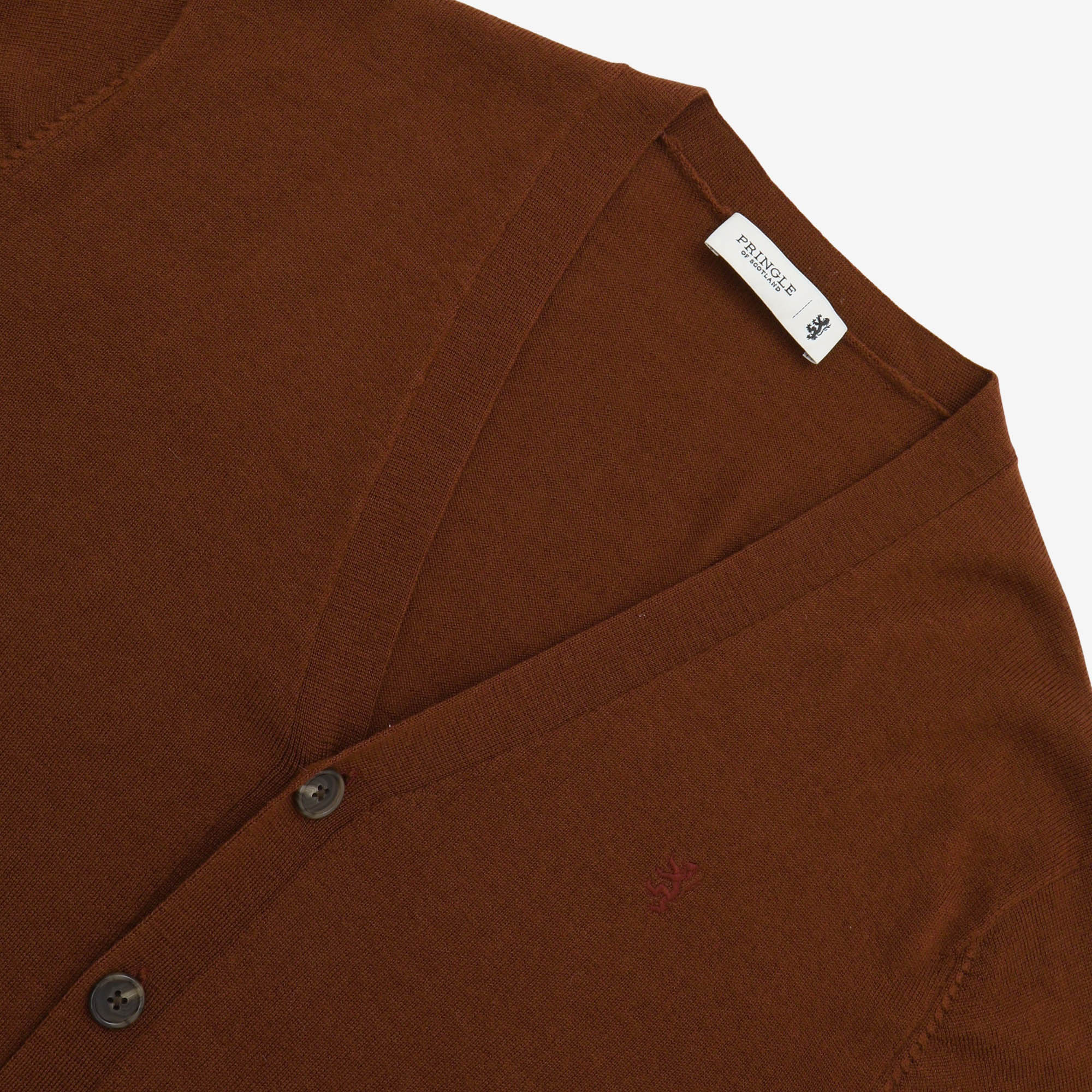 Wool V Neck Cardigan - Image 3