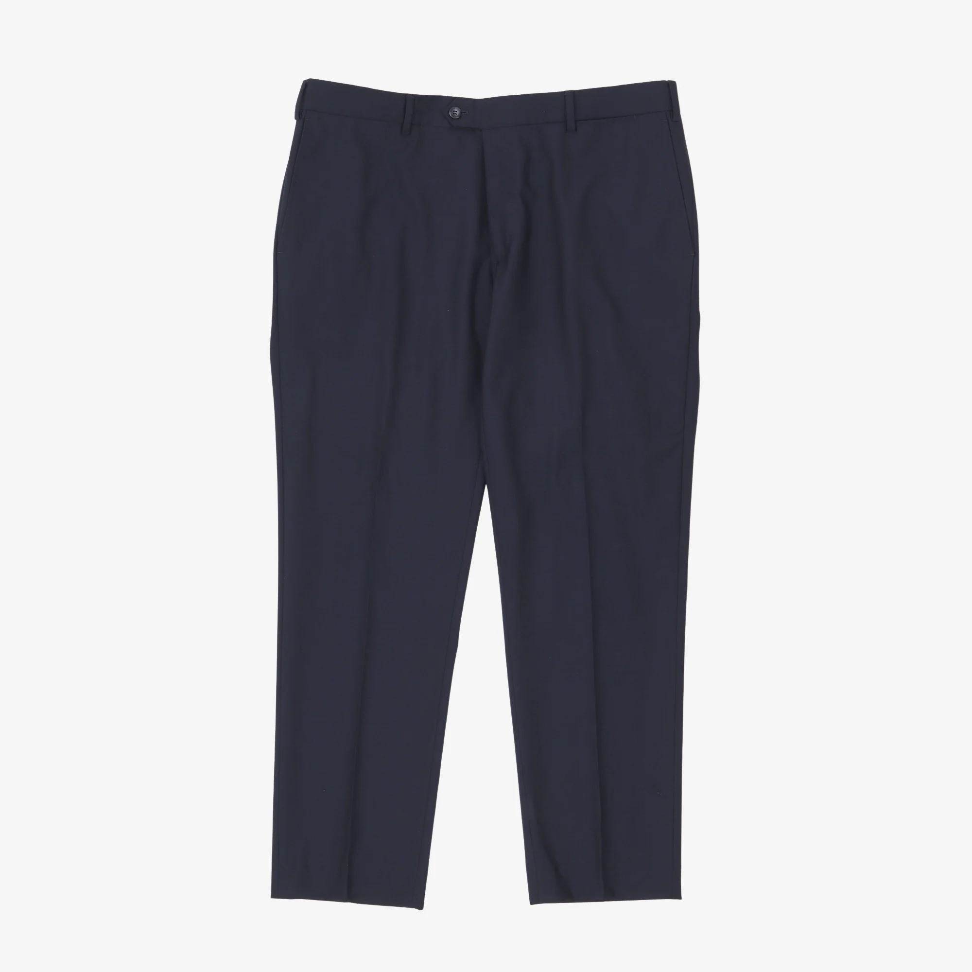 Wool Flat Front Trousers (36W x 29.5L)
