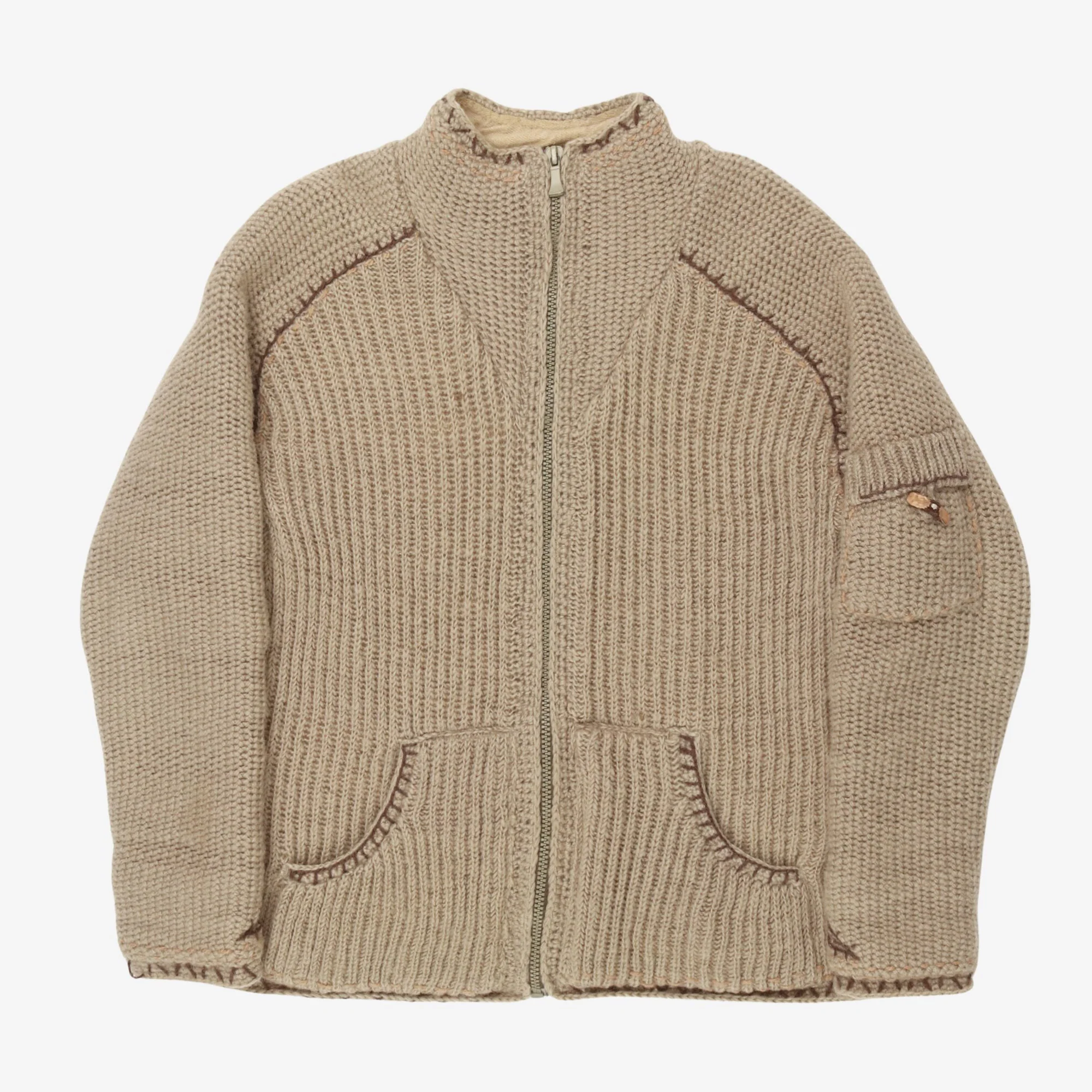 Wool Knit Jacket