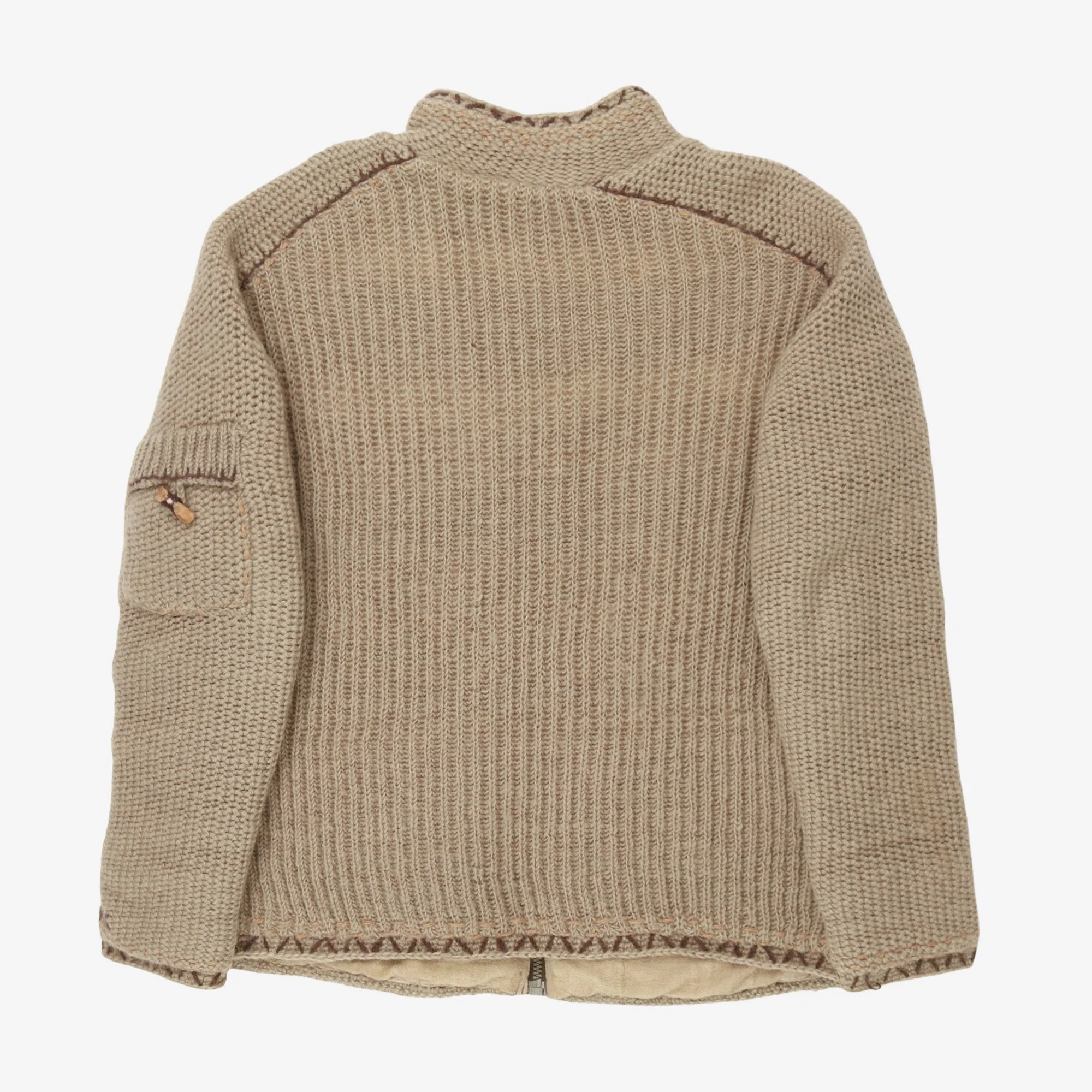 Wool Knit Jacket - Image 2