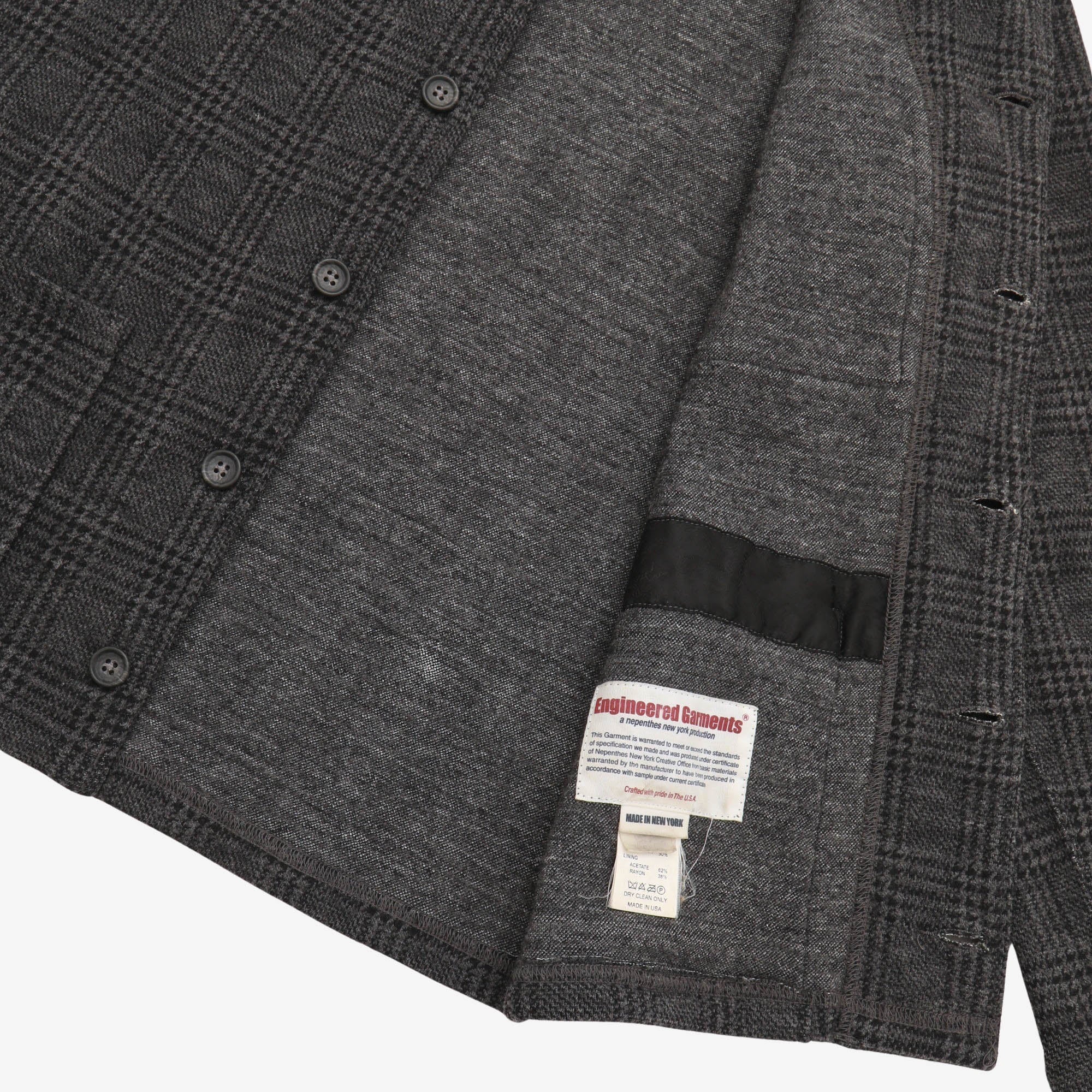 Wool Plaid Chore Jacket - Image 4