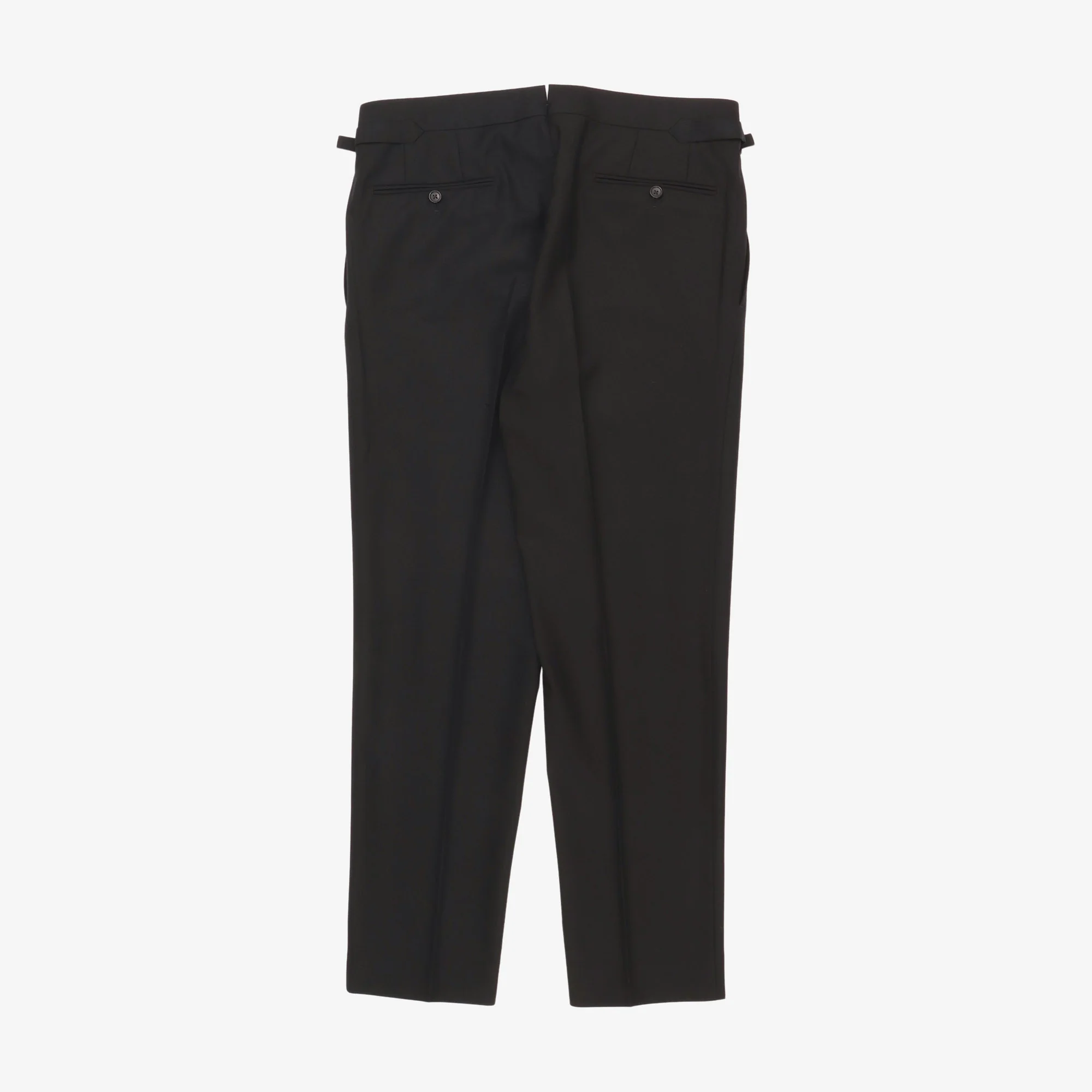 Wool Pleated Trousers (36W X 32.5L) - Image 2