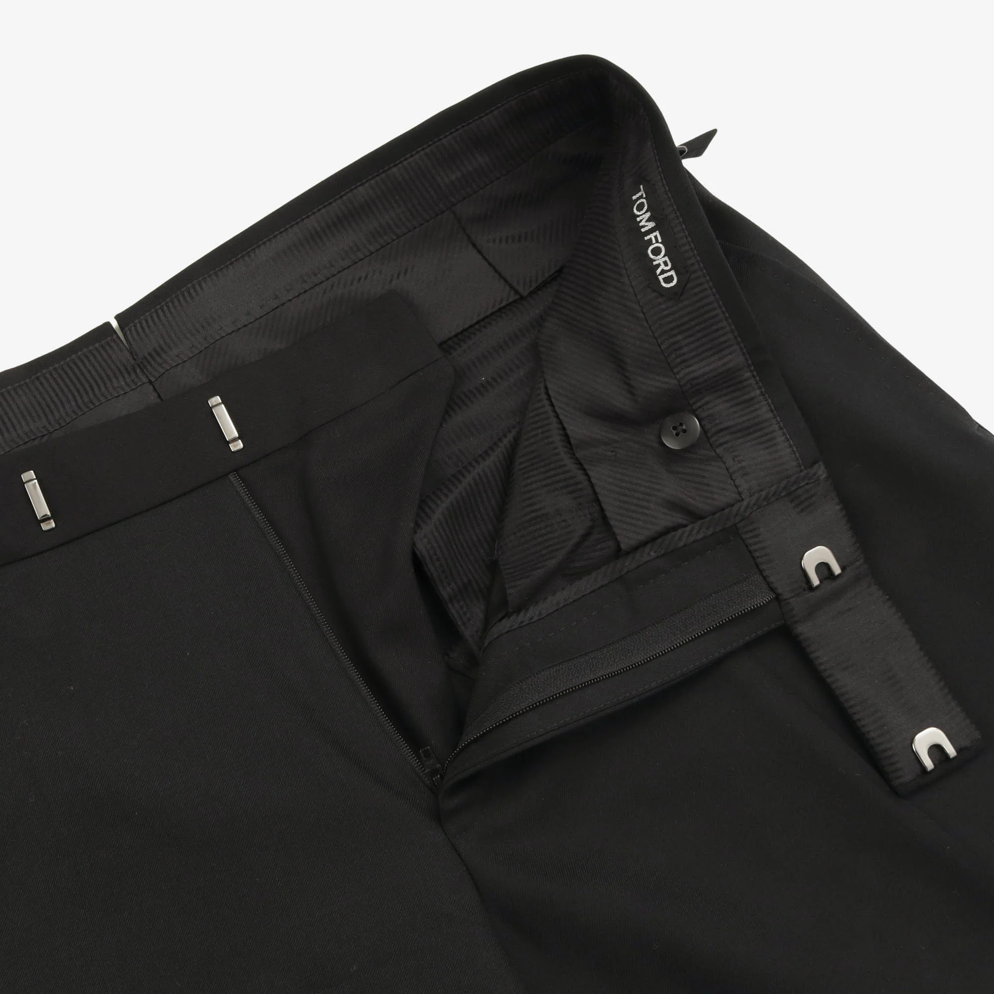 Wool Pleated Trousers (36W X 32.5L) - Image 4