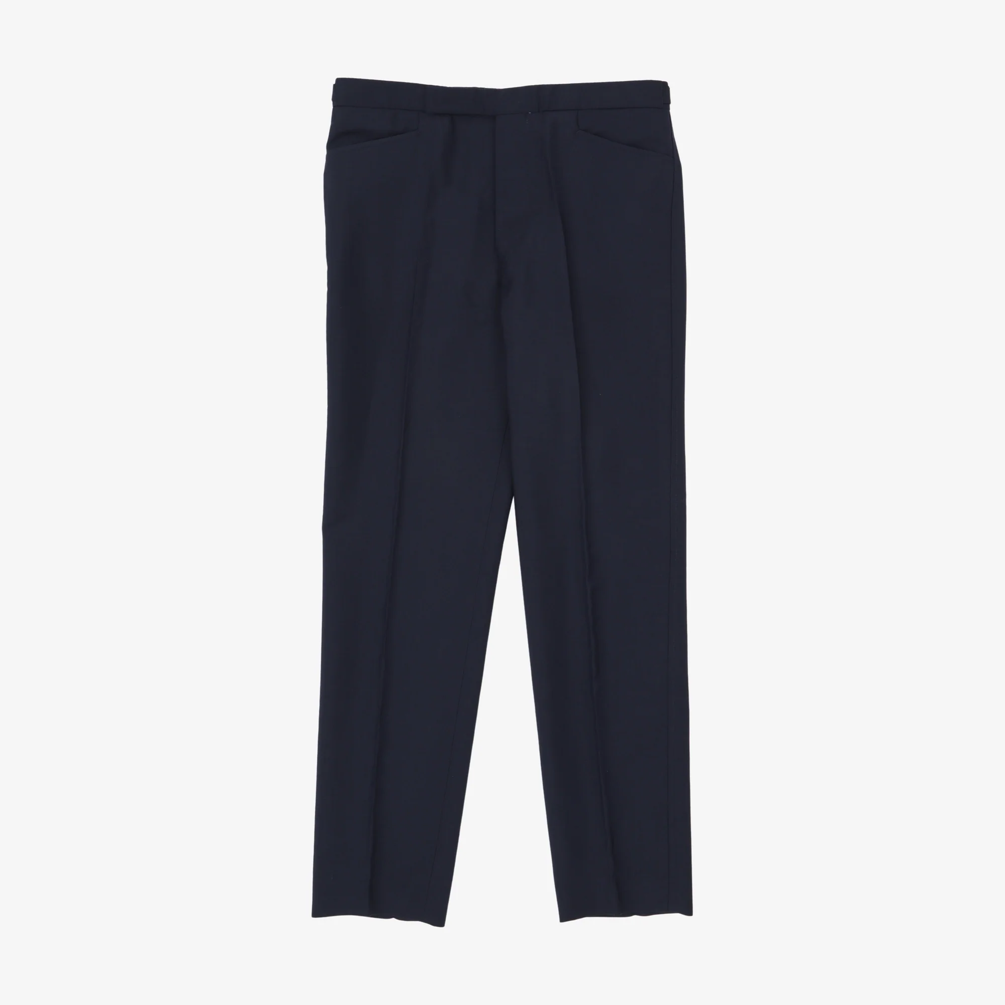 Wool Pleated Trousers (34W X 34L)