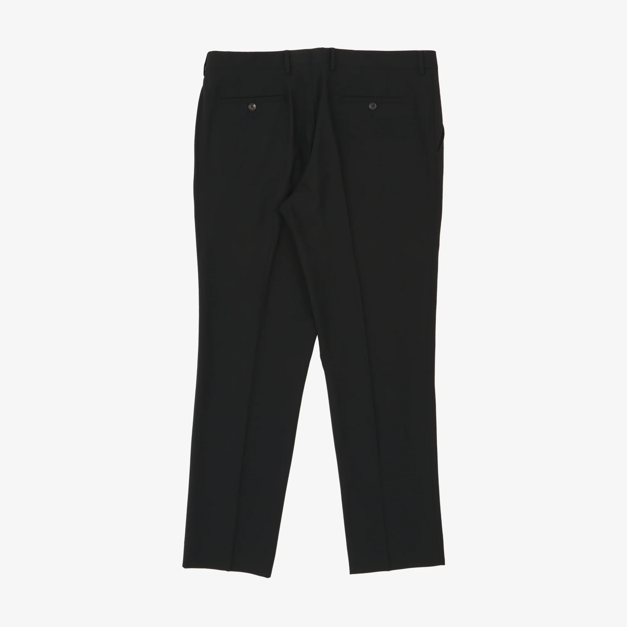 Wool Pleated Trousers (36W X 30L) - Image 2
