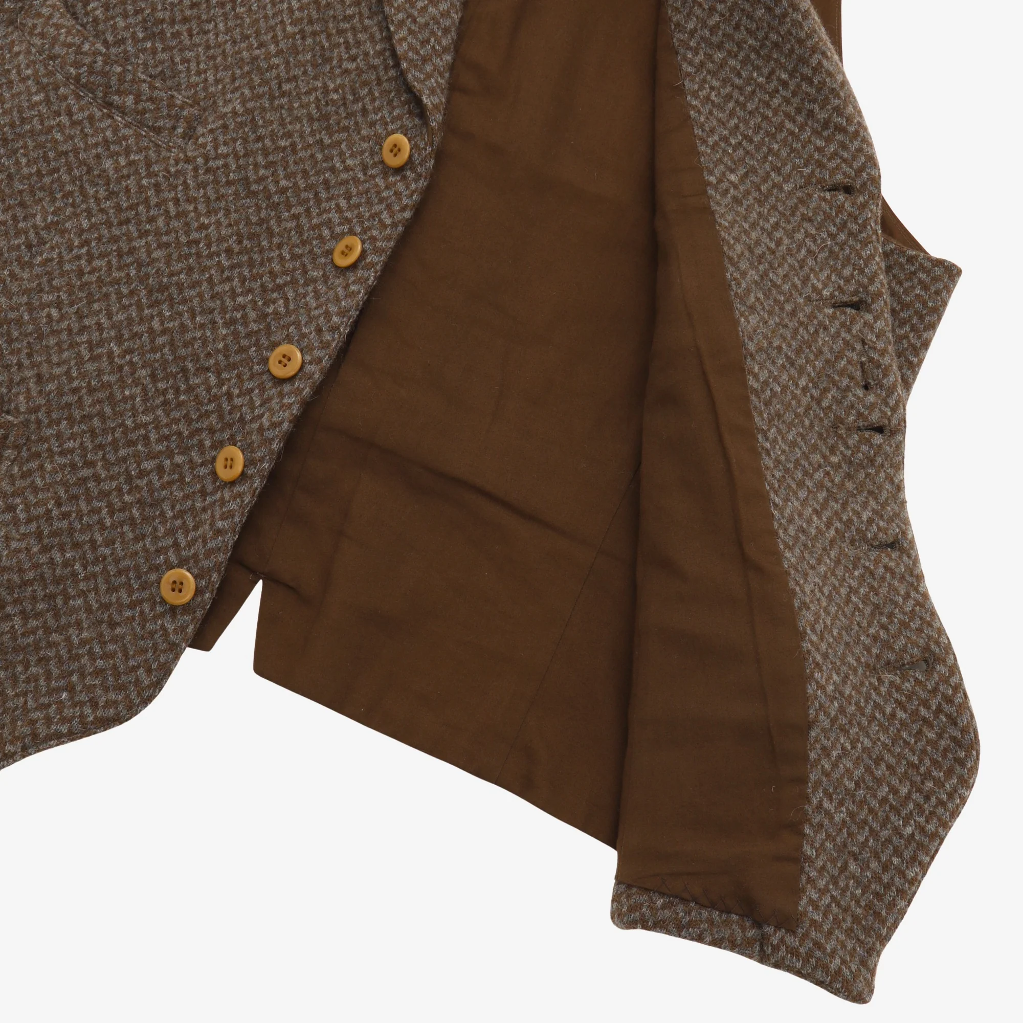Wool Silk Blend Pocket Waistcoat - Image 4