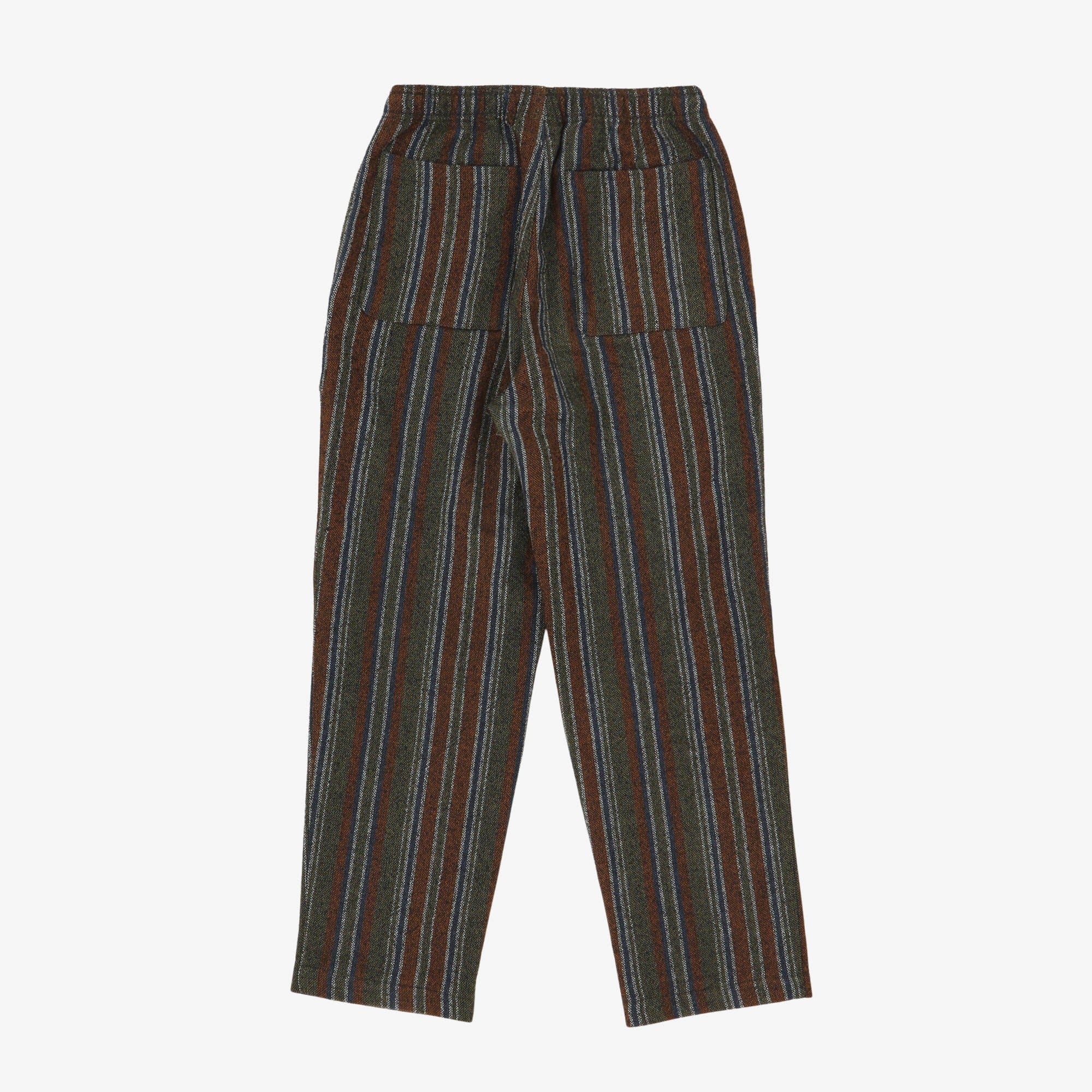 Wool Stripe Relaxed Pant - Image 2