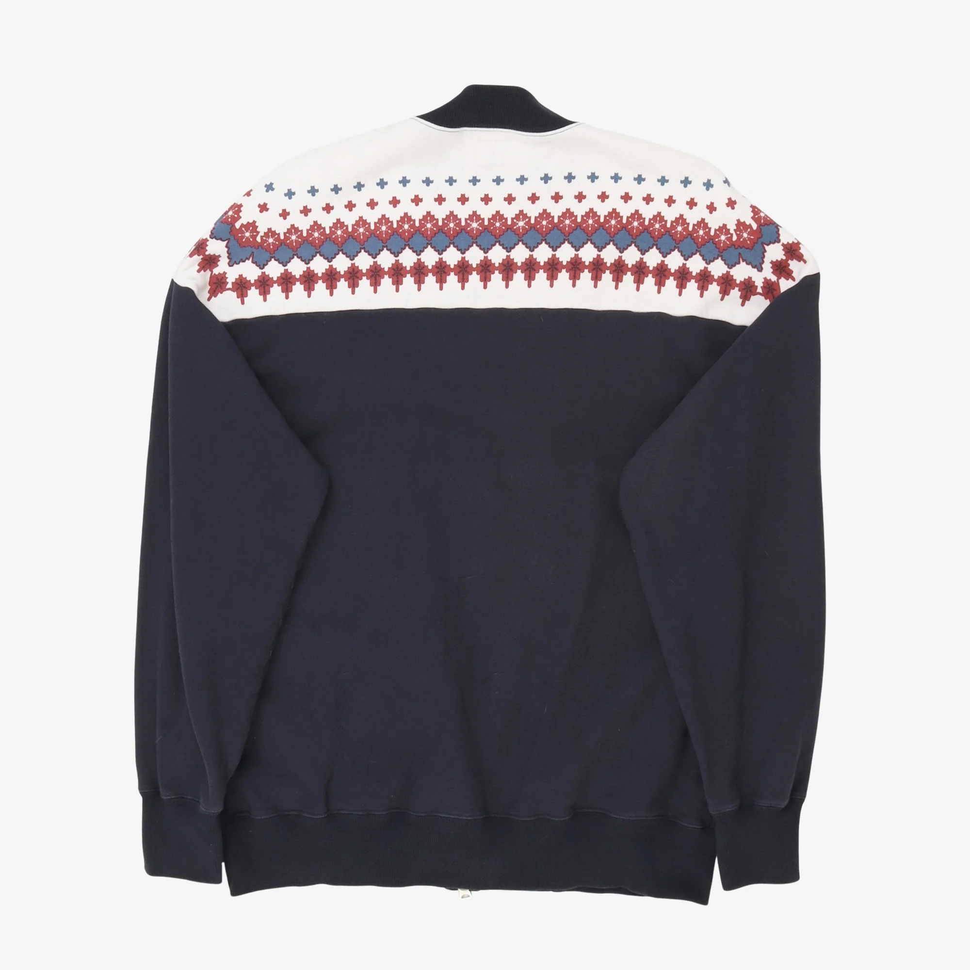 Snow Pattern Zip Sweatshirt - Image 2
